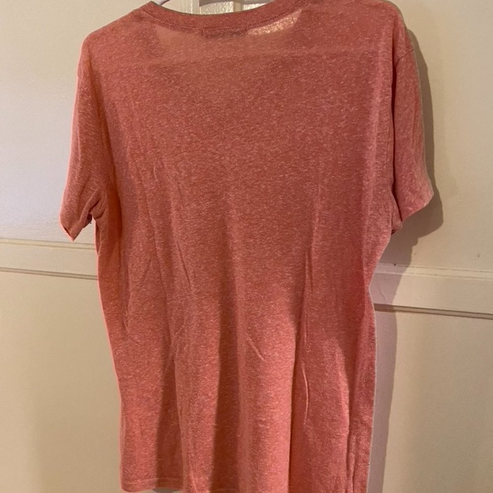 Threads 4 Thought Medium Red White Heathered Vnec… - image 5